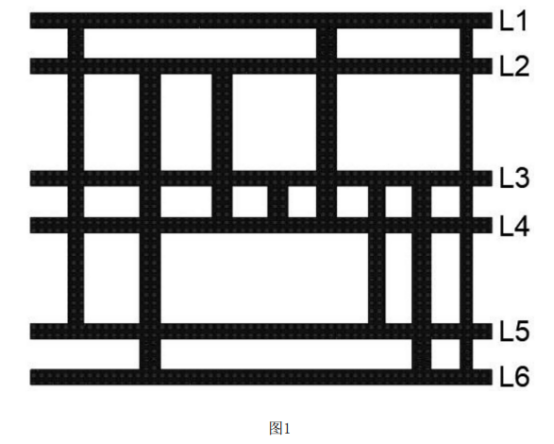 六層軟硬結(jié)合板中可設(shè)計盲孔、通孔的示意圖